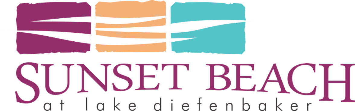 Sunset Beach at Lake Diefenbaker Logo